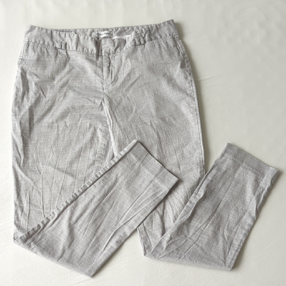 Calvin Klein Gray Pants 8